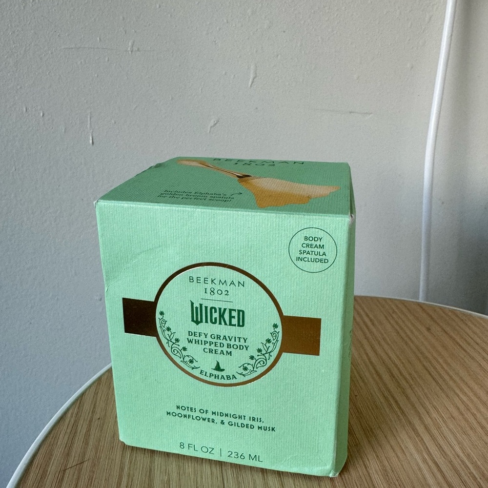 New Beekman 1802 Wicked Defy Gravity Whipped Body Cream Elphaba- New In Box